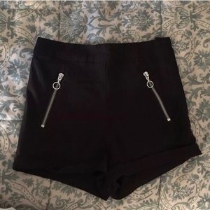 H&M Stretch High Waisted Shorts Size 2